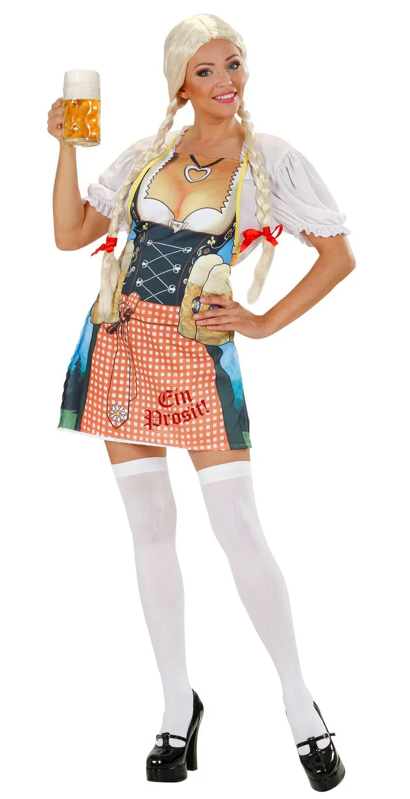 Delantal Bávaro de Oktoberfest para Mujer Complementos Oktoberfest Widmann